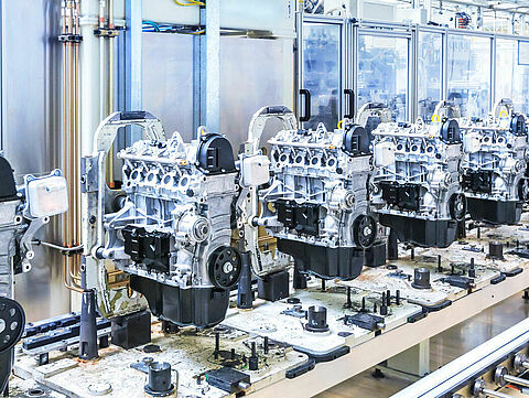 Herstellung Motoren