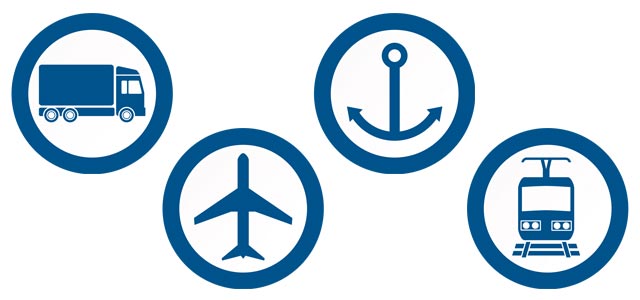 Logistics pictograms